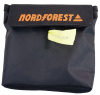 1 x Spendetasche für Rolle FORST-MARKIERUNGSBAND aus Papier > mit Gürtelclip, Klettverschluss