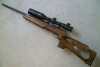 Repetierbüchse Anschütz 1416 Thumbhole .22lr. Lochschaft