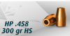 250St. H&N Geschosse .458 HP HS 300grs - 19,44g | Haendler&Nattermann BLEIGESCHOSSE 45-70 Gov/.485Wi