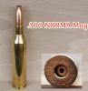 .300 NORMA Magnum, TM-Geschoss, Deko-Patrone