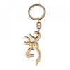 BROWNING "give away" massiver Schlüsselanhänger / Key Ring > Browning LOGO Gold- Messingfarben !