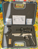 Luftpistole Colt 1911 A1 "Gold Cup" mit Kompensator und Rotpunkt-Visier