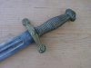 Faschinenmesser Klingenätzung
