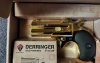 MaxTact Derringer Double Barrel Vollmetall Gas 6mm BB gold
