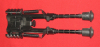 Zweibein, wohl für Luftgewehr / KK - Gewehr