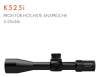 Kahles K525i Zielfernrohr CCW 5-25x56 Tremor 3 FFP W-Left + Spuhr SP-4016 ISMS Montage