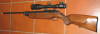 WEIHRAUCH Luftgewehr, ein WEIHRAUCH HW 35 K in Cal. 22 / 5,5mm mit F - Zeichen und Zielfernrohr