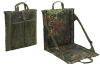 Faltsitz mit Tragegriff + Netztasche für 2 Getränkeflaschen - BW Flecktarn