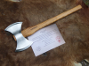 NORHTHMAN WETTERHALL Doppelaxt zum Werfen, 5160 Kohlenstoffstahl, geschmiedet,
