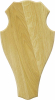 1 x Trophäenbrett EICHE 1 HELL 52cm x 26cm | Hirschschild Rotwild Hirsch Damwild Rothirsch ...