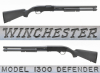 WINCHESTER 1300 " DEFENDER " Pump Action / VS Rep.- Flinte im Kaliber 12/76 Magnum