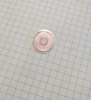 4,0 ANSCHÜTZ Transparent Lochkorn, rosa, M18, Gr. 4,0