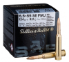 50 Schuss S&B 6,5x55 SE 124gr 8,0g FMJ Vollmantel Geschoss 6.5 x 55 SWEDISH Schwedenmauser Munition
