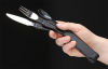 BÖKER 03BO800 Snac Pac | Essbesteck für unterwegs: Messer Gabel Löffel Salz+Pfefferstreuer > 420er E