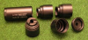 @ TOP Modularer Hochleistungs "F" Schalldämpfer A-TEC Luftgewehr 1/2"-28 UNEF Vollmetal Kal 4,5- 5,5