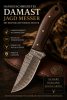 Damast Messer sehr schönes Hand geschmiedetes Damascus Knife