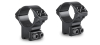 HAWKE - Match Ringmontagen Aluminium 30mm Mittelrohr für 9-11mm Prisma-Schiene Bauhöhe HOCH = 17mm