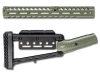 Ranger Marlin M-LOK End Cap Straight Grip Lever Stock Set (Moss Green)