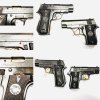 UNIQUE Sammlerset, 2 franz. Taschenpistolen in 7,65mm Browning von Manufacture d'armes de Bayonne
