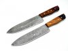 Damascus Steel Chef Knife 2 stück 1510