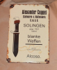 Emailleschild Alexander Coppel blanke Waffen 20 x 30 cm