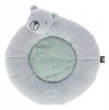 TRIXIE Hundebett Liegematte "JUNIOR" Bär hellgrau/mint | Durchmesser 40cm für Welpe / kleine Hunde
