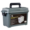 Munitionskiste Gr. 2 abschliessbar 35 x 18 x 22cm schlagfester Kunststoff Oliv –Transportbox Ammo