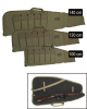 Gewehrtasche / Waffen Futteral Oliv 120cm m. Magazintaschen - Rifle Case abschließbar
