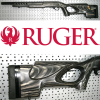 RUGER 10/22 Target Lithe Thumbhole SELBSTLADEBÜCHSE .22l.r./lfb Schichtholz/Lochschaft+Gewinde 1/2''