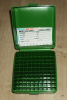 NEUE MTM R-100 Patronenbox GRÜN KEIN SCHARNIER!!! Case Gard für .223 Remington