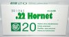 20 Stück NEUE RWS Hülsen Boxer - ungezündert - .22 Hornet ! So lange Vorrat reicht ! >TOP PREIS
