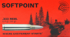 20 Schuss GECO SP Büchsenpatronen .223 Rem. 53gr 3,4g Softpoint Teilmantel Blei Präzise Jagdmunition