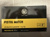 RWS Pistol Match 22 lr
