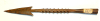afrikanische Speerspitze, 32,5 cm