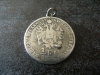 Silberanhänger aus Münze von 1859