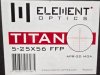 Element Optics #Titan # FFP #1/4 MOA