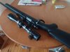KJ Works M700 Police High Velocity Gas Bolt Action Gewehr 6mm BB schwarz +MAX Tactical Zielfernrohr