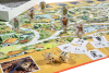 1x J.P. SAUER & SOHN "Das Jagdspiel" Brettspiel Würfelspiel aus den 50er Jahren 66,5x50cm ab 6 Jahr