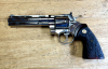 Revolver Colt Python .357Mag. vernickelt mit gesvchn. Griffschalen