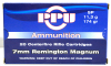20 Schuss / 20 Patronen PPU 7MM Rem. Mag. A-115 174gr 11,3g SP Teilmantel Munition Partizan 7MM RMag