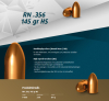 500St. H&N Geschosse .356 9MM RN HS 145grs 9,4g Haendler&Natermann BLEIGESCHOSSE Rundkopf 38 SUPER A