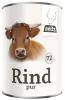 400g SEITZ Dosennahrung Hundefutter RIND PUR ADULT besonders hochwertig und getreidefrei | Büffel
