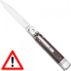 Klassisches Springmesser Cocobolo