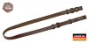 Gewehrriemen BÜFFEL-LEDER 20mm breit | genietet | mit KORKEINLAGE | Länge 97cm (verstellbar) > NEU!