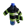 Mini Feuerwehr Jacke HuPF Optik mit Reflektorstreifen für Bierflasche / Weinflasche / Thermosflasche