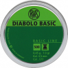 500 Stück RWS BASIC L DIABOLO 4,5mm 0,45g #2315092 für LuftGewehr und LuftPistole | Blei Flachkopf