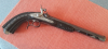 ***** ORIGINAL DUELLPISTOLE Perkussion Vivario Plomdeur EBENHOLZSCHAFT *********