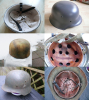 Stahlhelm M38 M35 M40 M42 aus neu mach alt