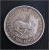 Silbermünze 5 Shilling South Afrika Springbock