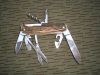 Schweizerisches Armeetaschenmesser Hirschhorn Griffschalen Jagd Officer Suisse